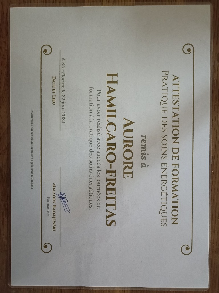 photo diplome La Vie en Pied-s