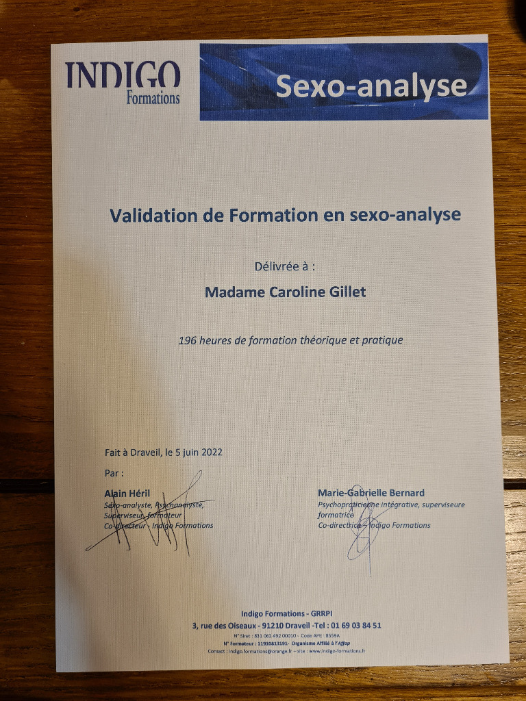 photo diplome Caroline Gillet