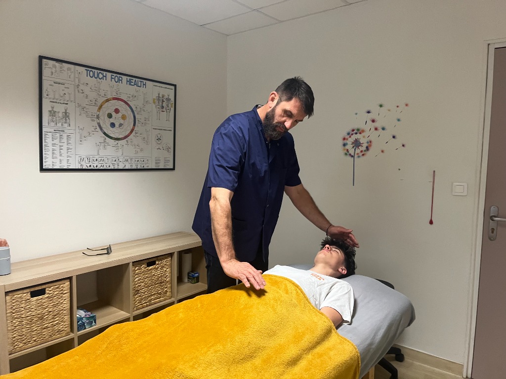 photo seance Christof énergéticien