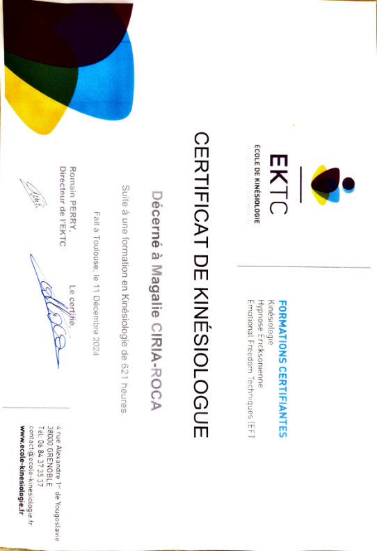 photo diplome Magalie Ciria-Roca 