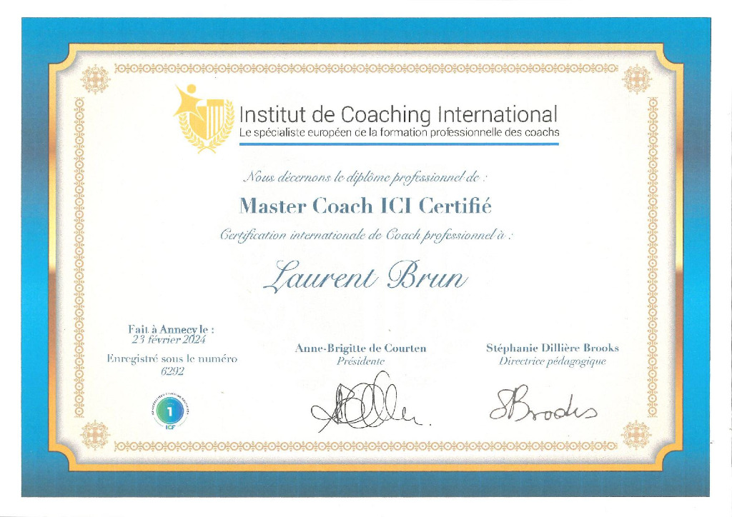 photo diplome Laurent Brun