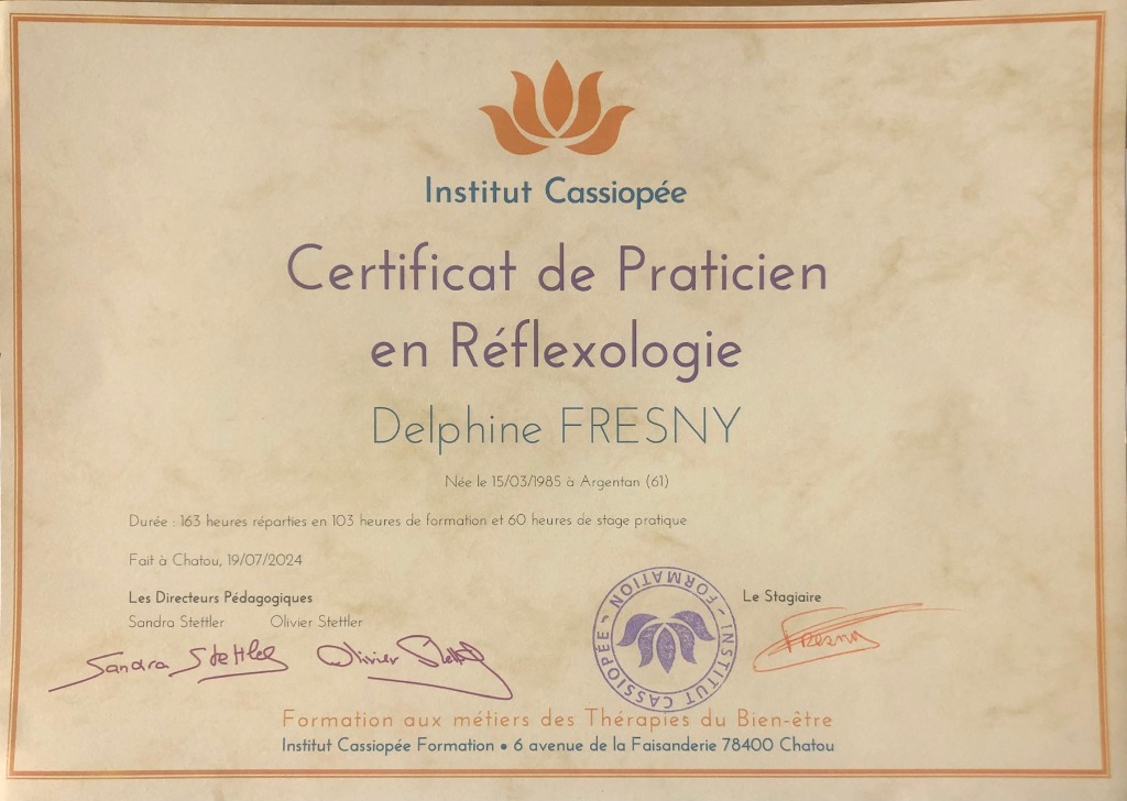 photo diplome Delphine Fresny