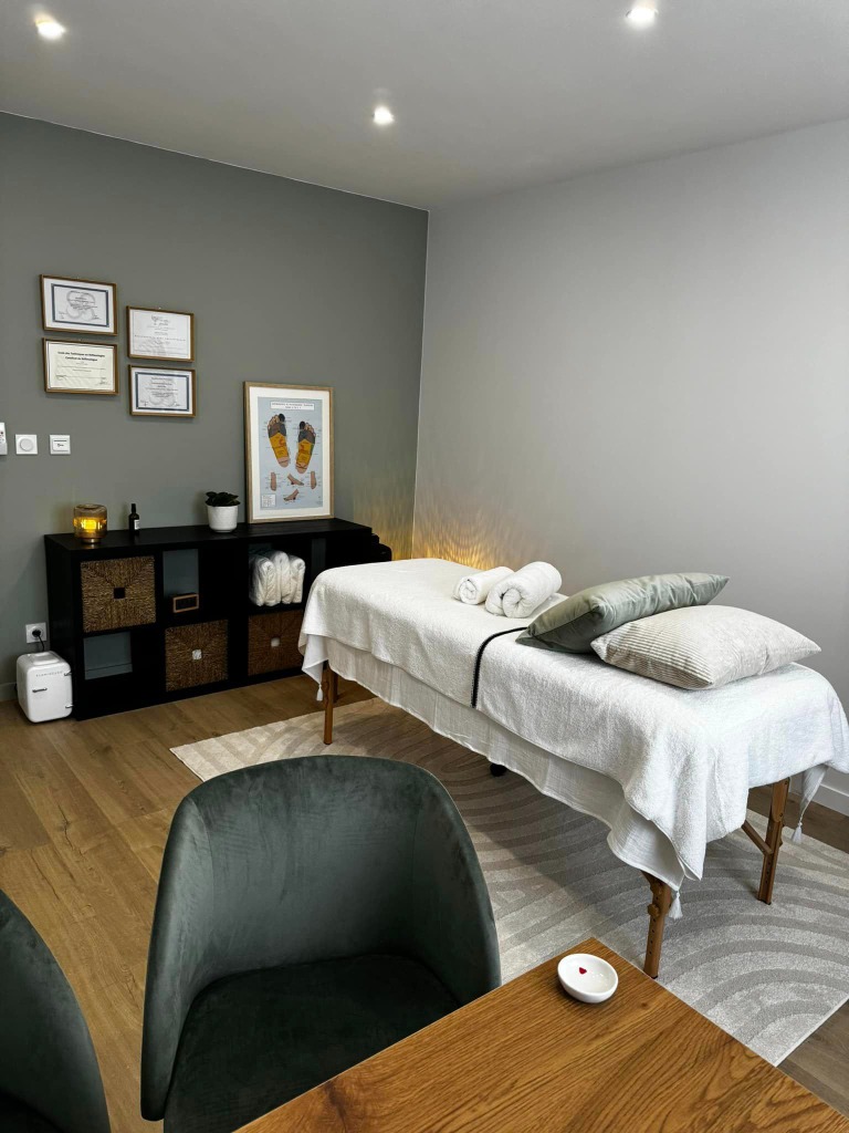 photo seance Alessi Céline - Célôa Réflexologie