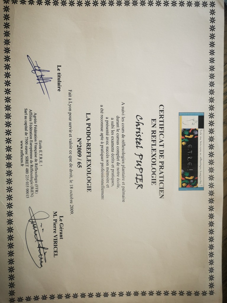 photo diplome Detente Reflexo 