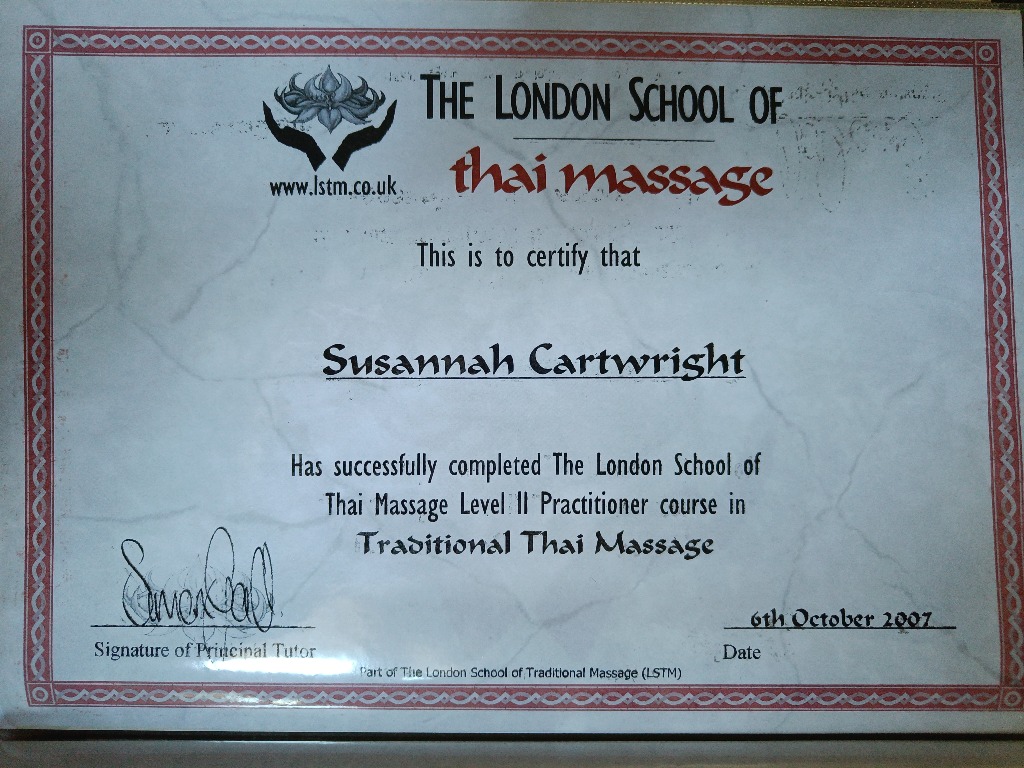 photo diplome Susannah Cartwright