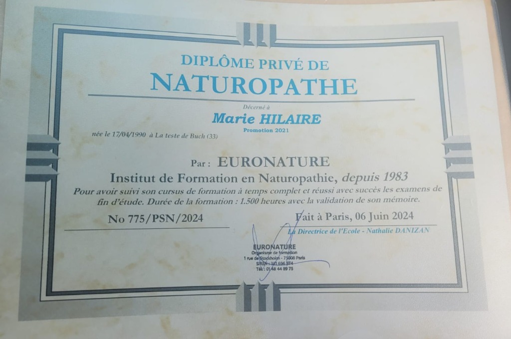 photo diplome Marie Hilaire