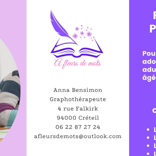 Anna Bensimon, A fleurs de mots