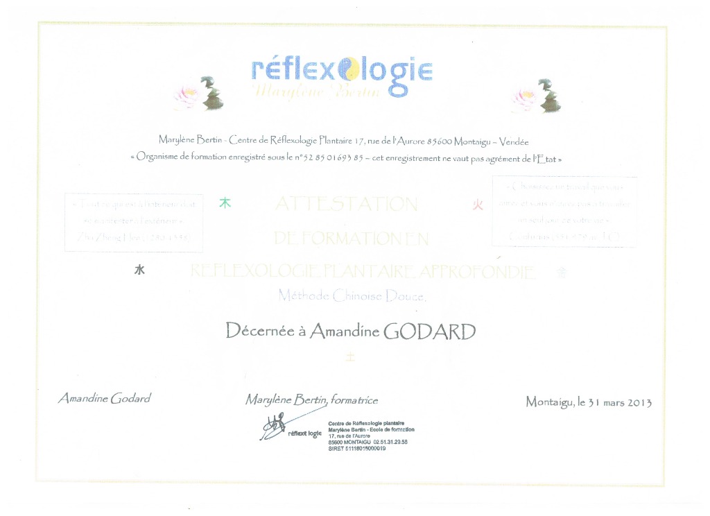 photo diplome Amandine Godard