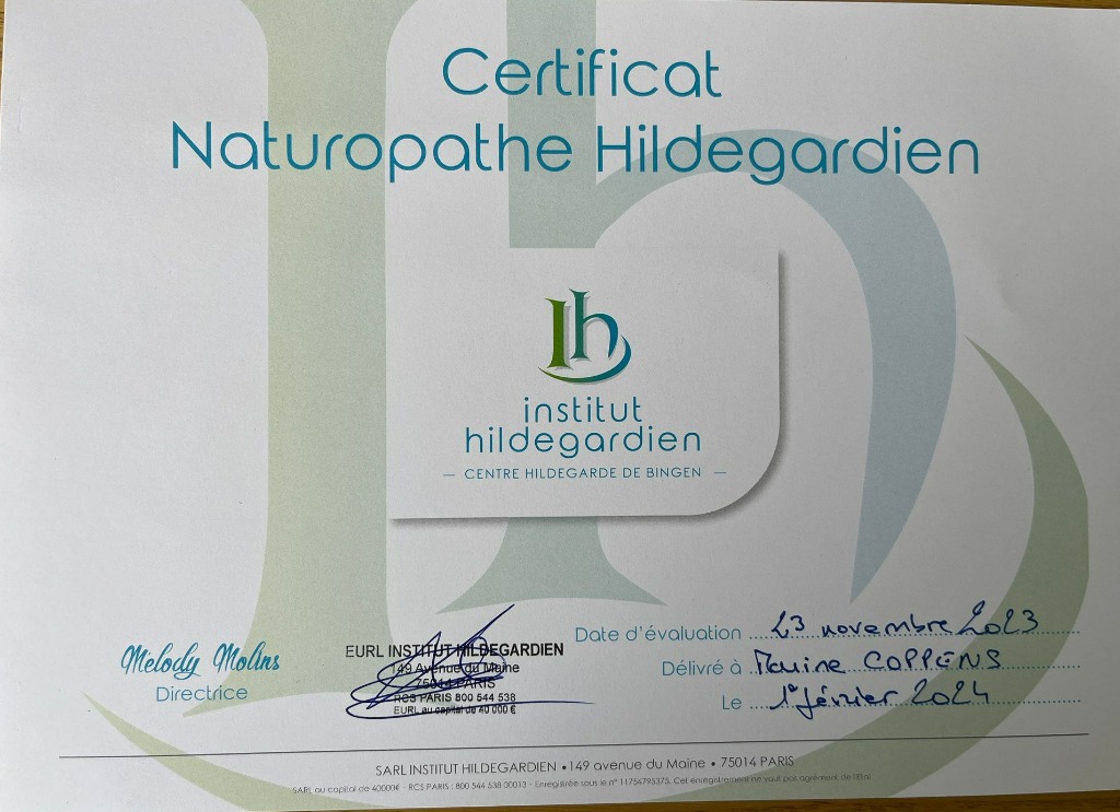 photo diplome Marine Coppens