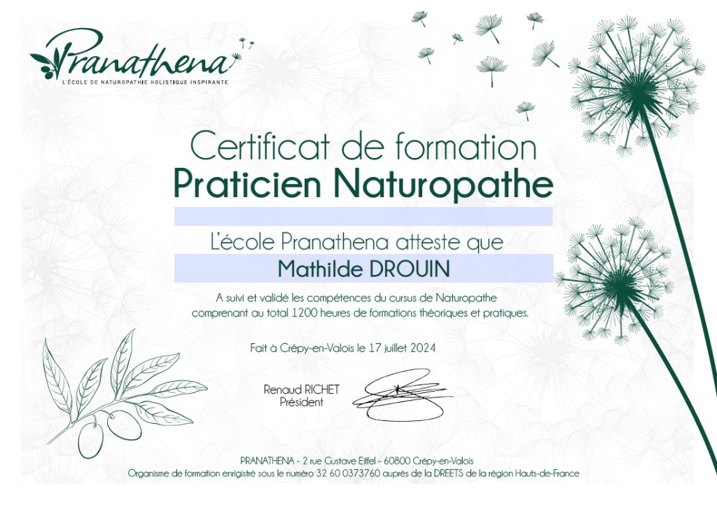 photo diplome Mathilde DROUIN