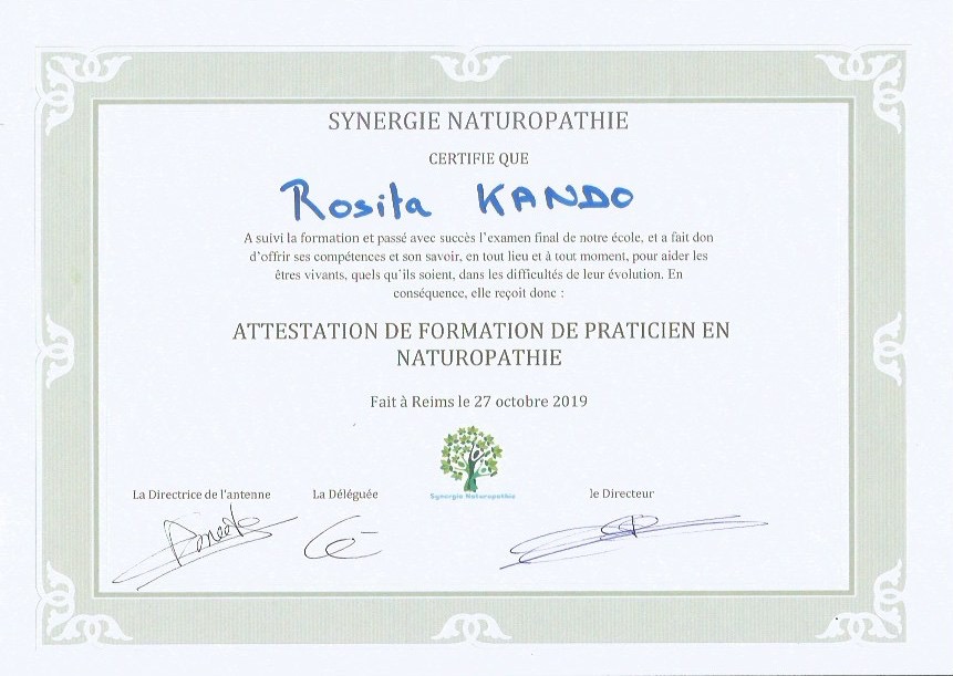 photo diplome Rosita PILON