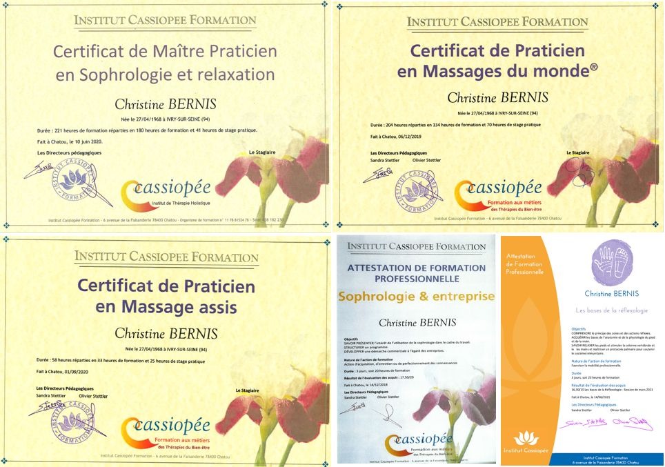 photo diplome Christine Bernis