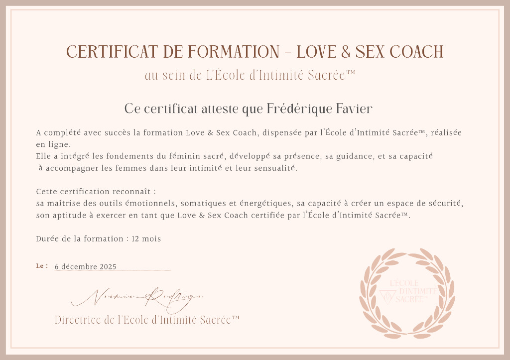 photo diplome Frédérique Favier