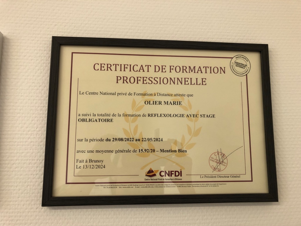 photo diplome Marie Cornillon Olier 