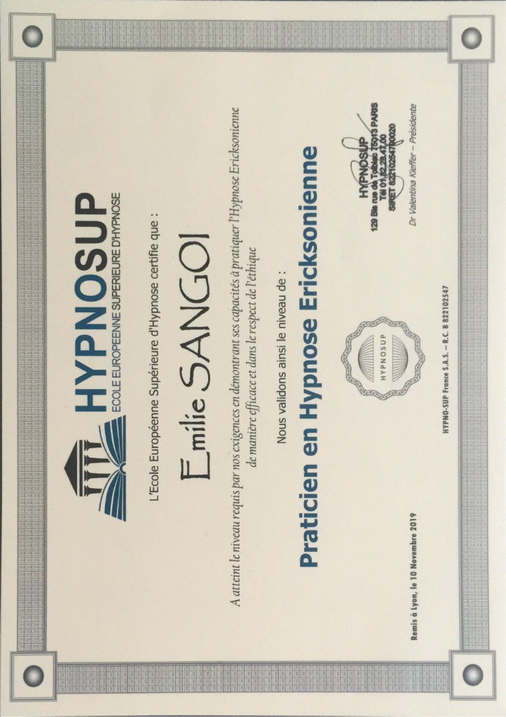 photo diplome Emilie SANGOI