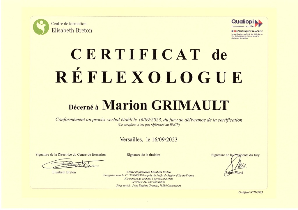 photo diplome Marion Grimault