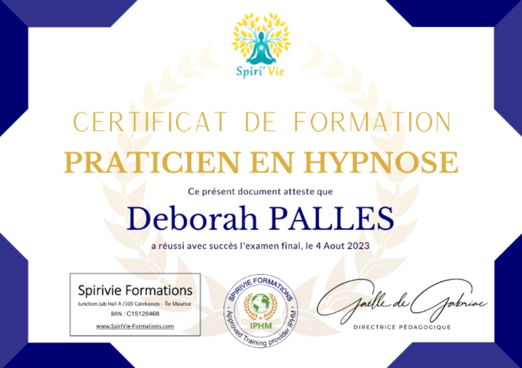 photo diplome DEBORAH PALLES