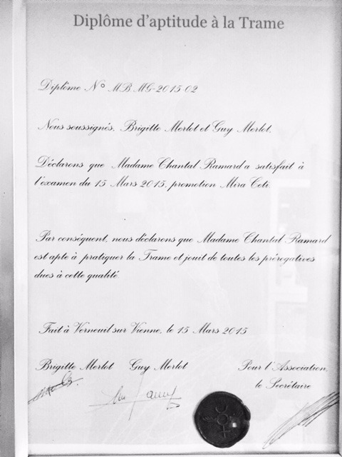 photo diplome Chantal Ramard