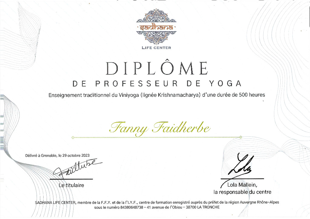 photo diplome Fanny Faidherbe