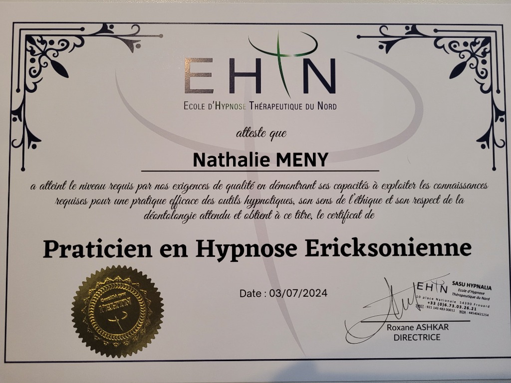 photo diplome Nathalie MENY