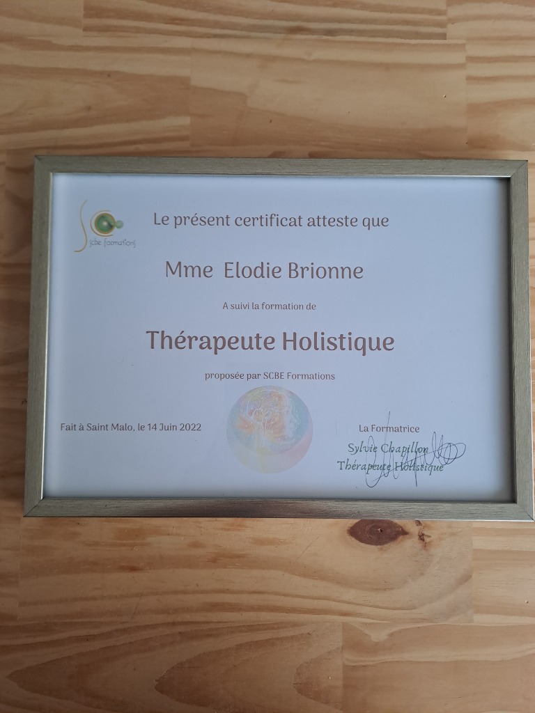 photo diplome Perles et Chakras