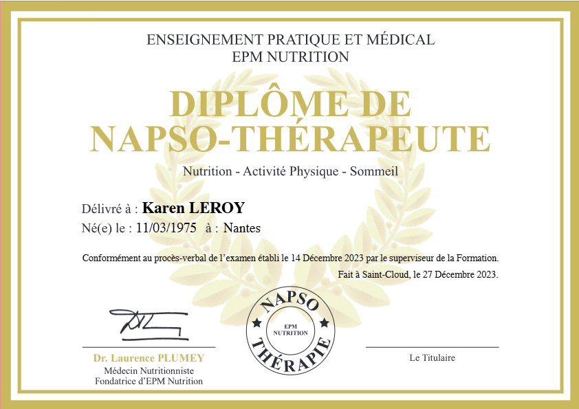 photo diplome Karen Le Roy- Docteur en pharmacie