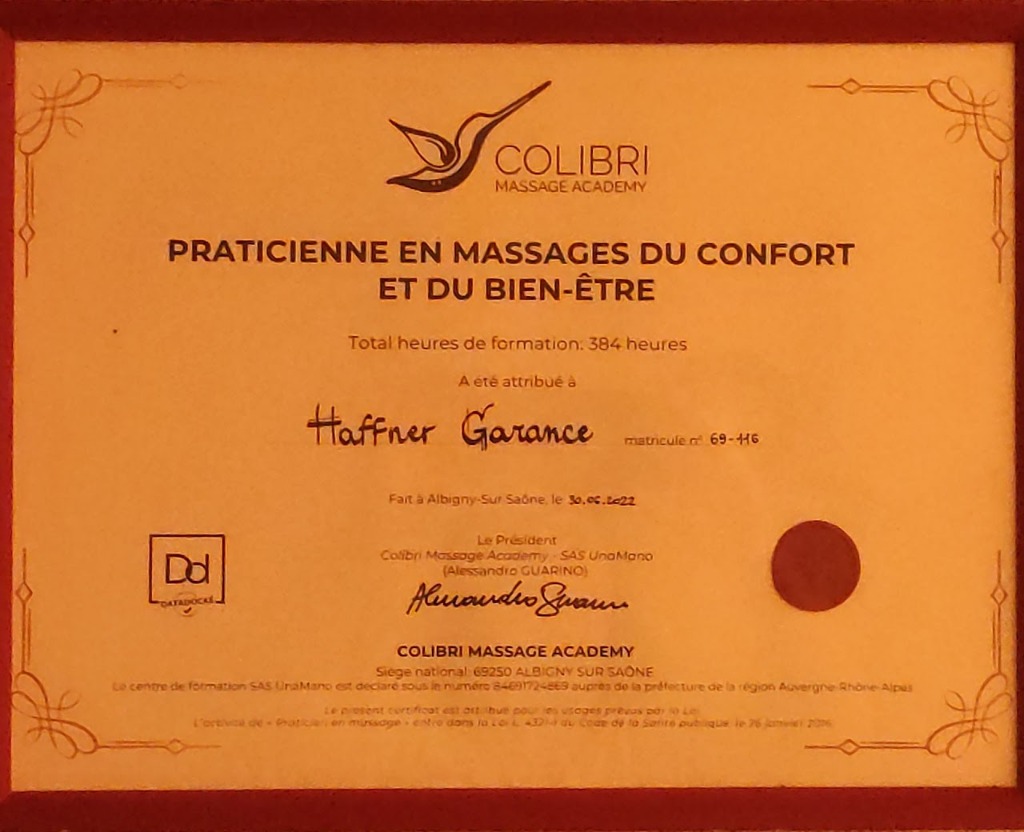 photo diplome Haffner Garance