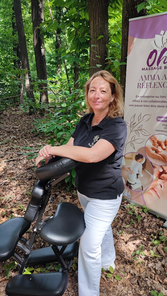 photo portrait Virginie HOMMEL Ohm massage bien-être