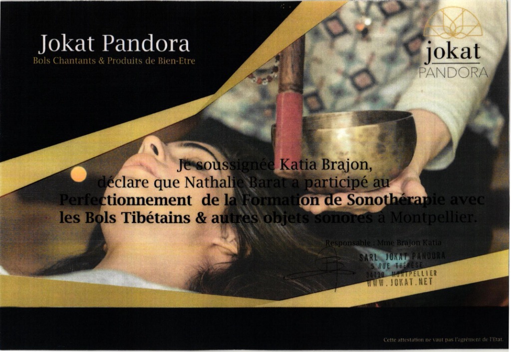 photo diplome Nathalie BARAT