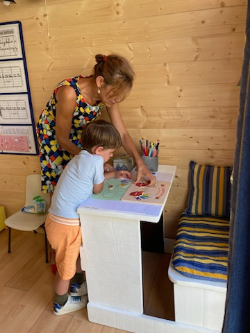 photo seance Il était une fois...la graphothérapie