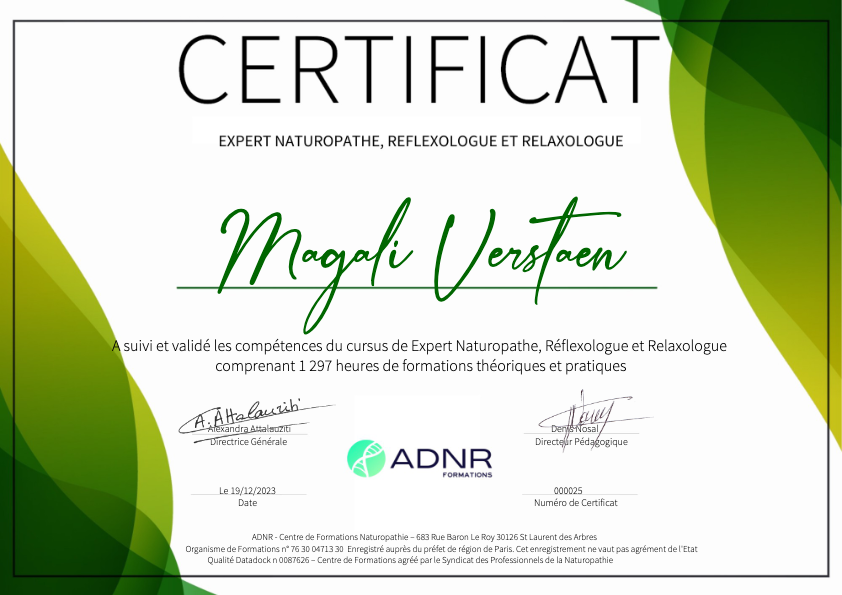 photo diplome VERSTAEN Magali