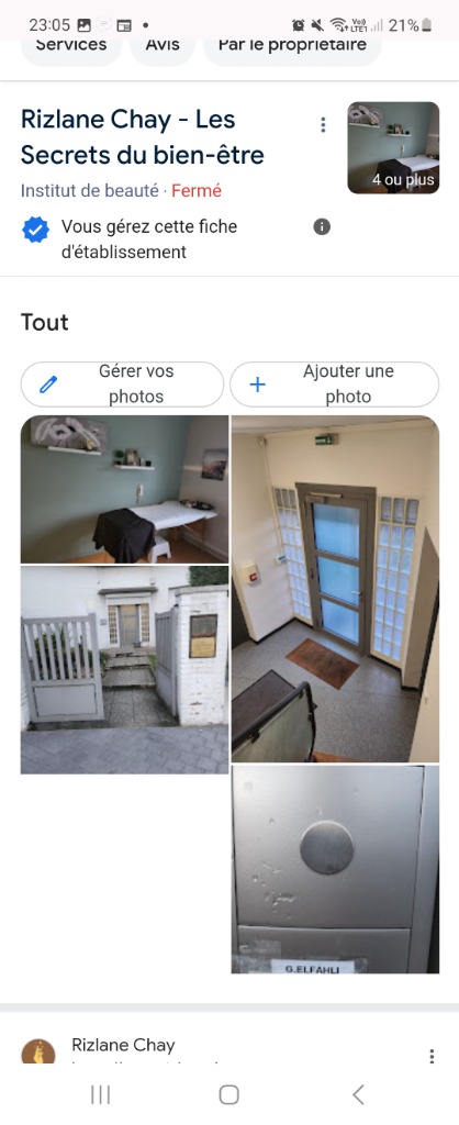 photo cabinet Accueil - Rizlane chay - Les Secrets du Bien-Être