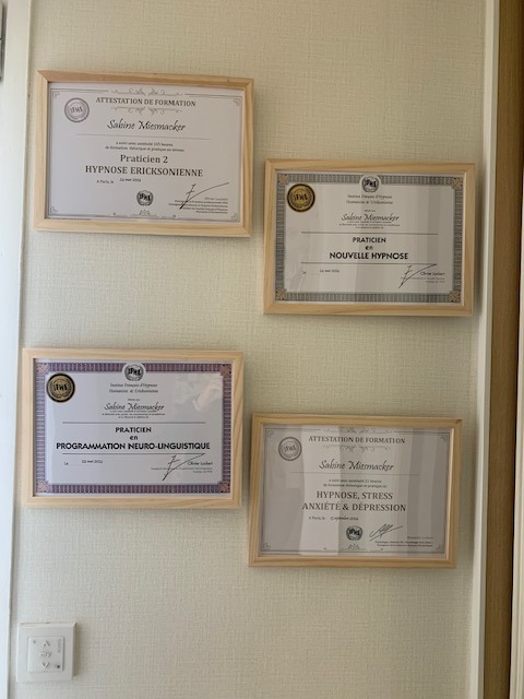 photo diplome Sabine Miesmacker