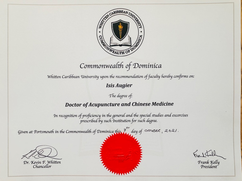 photo diplome Isis Bouhraoua