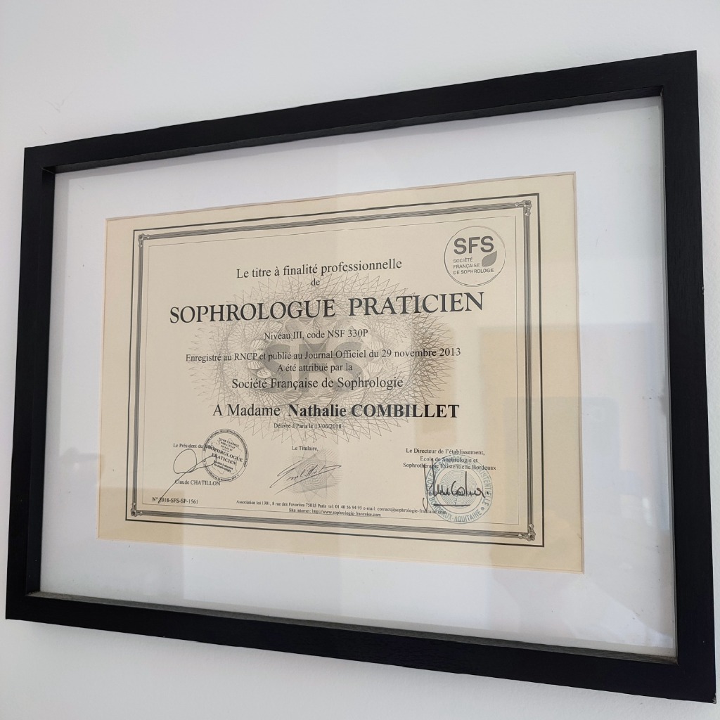photo diplome Nathalie Combillet