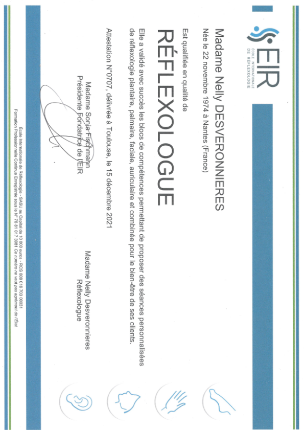 photo diplome DESVERONNIERES NELLY