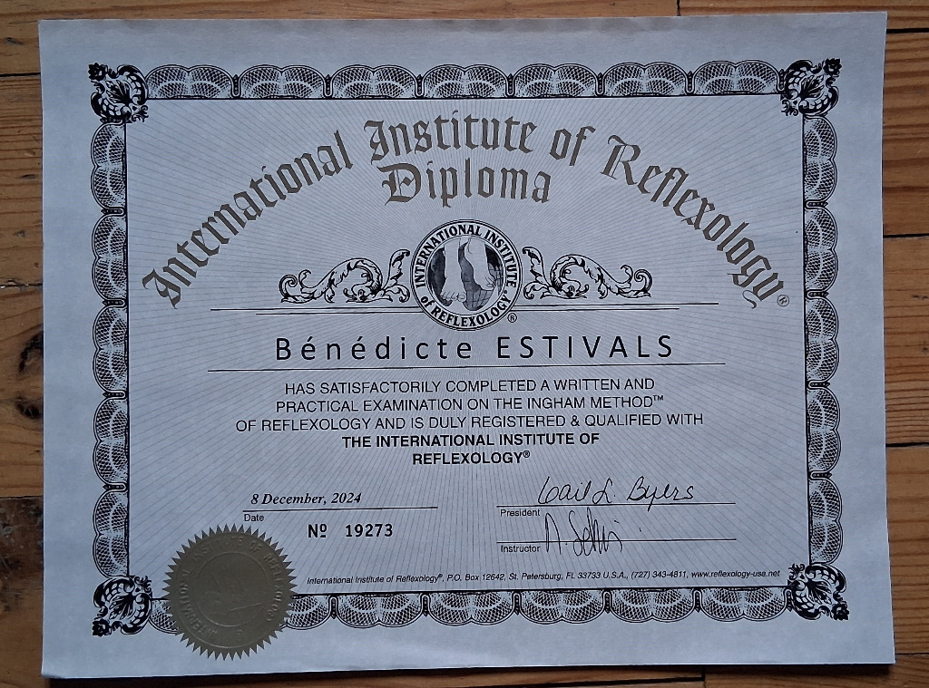 photo diplome Bénédicte Estivals 