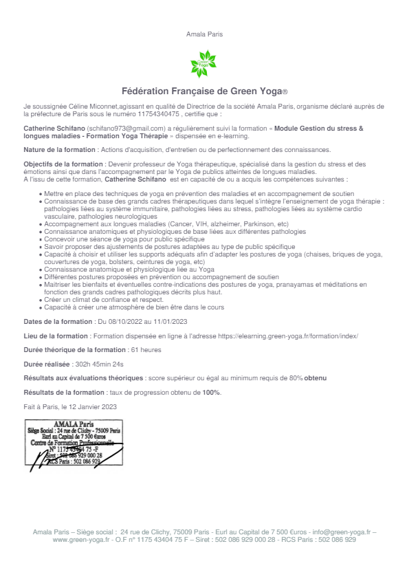 photo diplome Corps & Ame