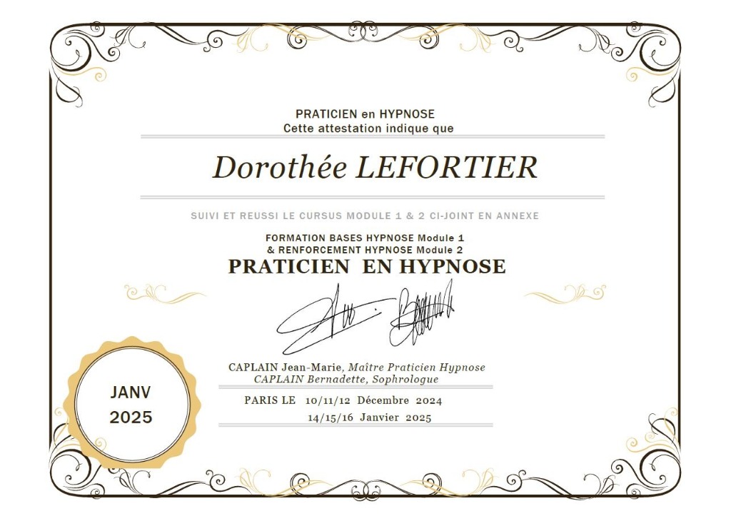photo activite Dorothée LEFORTIER