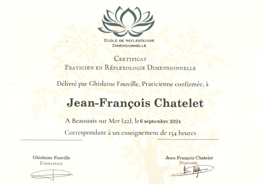 photo diplome Jean-francois Chatelet