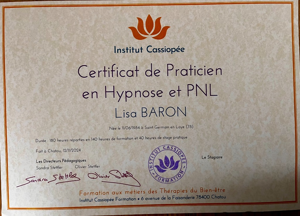 photo diplome LISA BARON