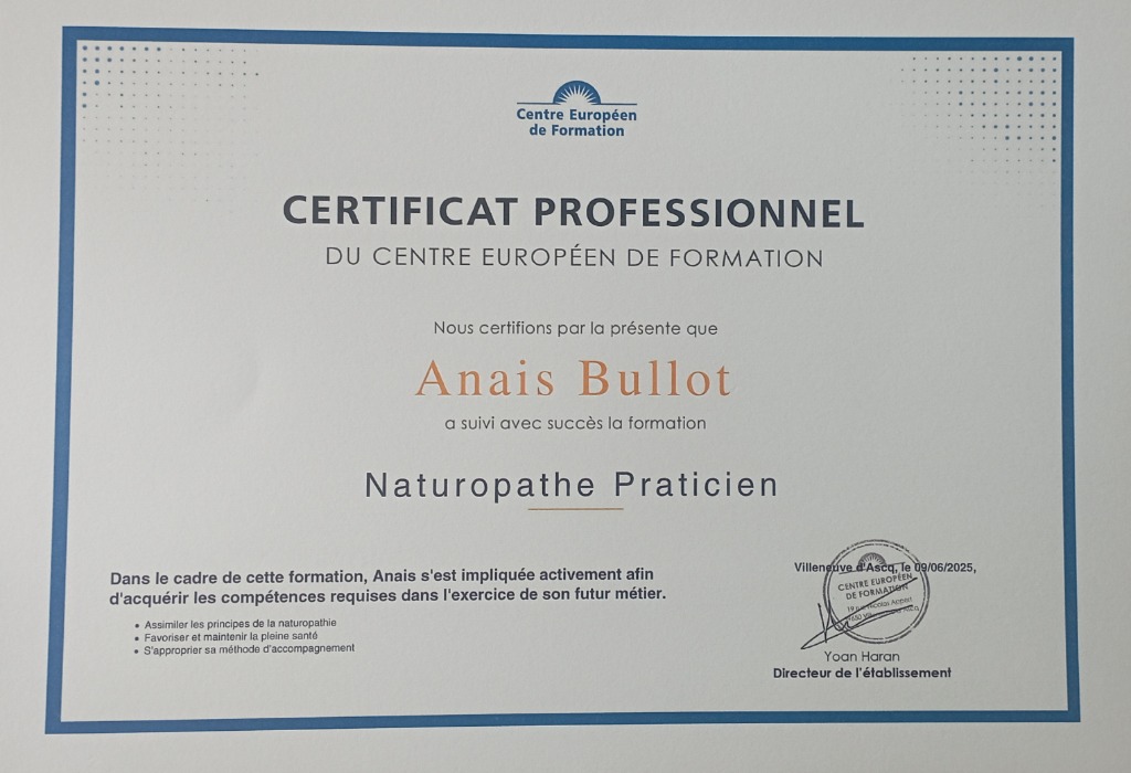 photo diplome Anaïs Bullot | Dea Meduna