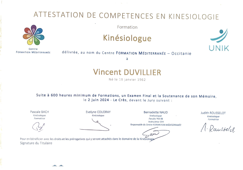photo diplome Vincent DUVILLIER