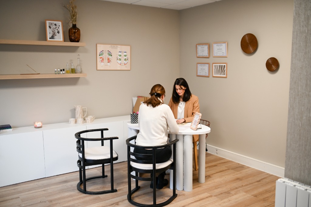 photo cabinet Julie Bernaz Réflexologue