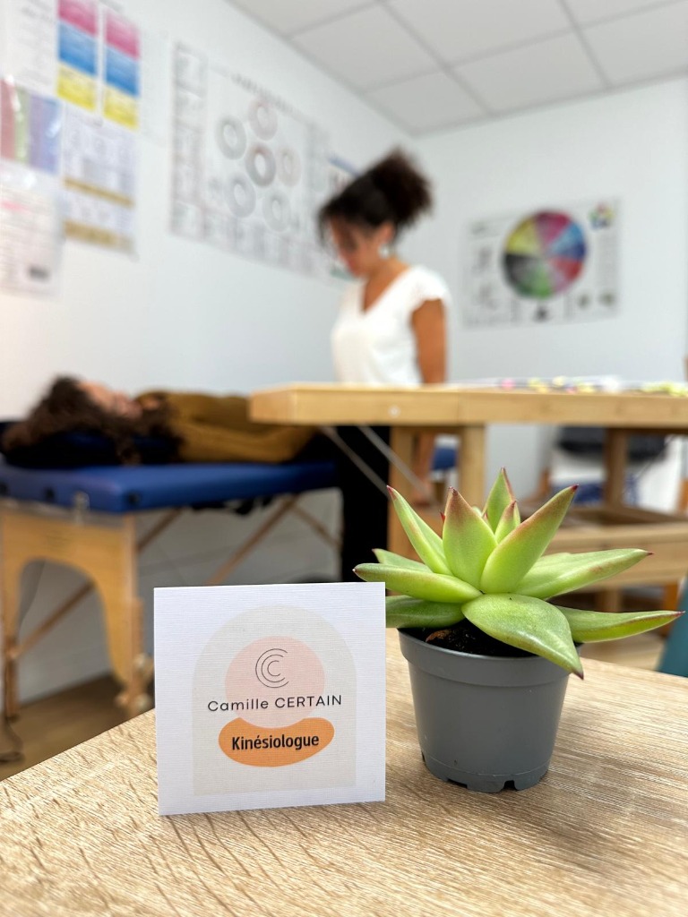 photo seance Camille Certain - Kinésiologue