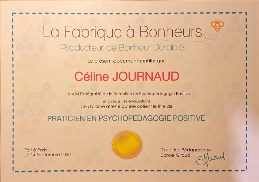 photo diplome Céline Journaud