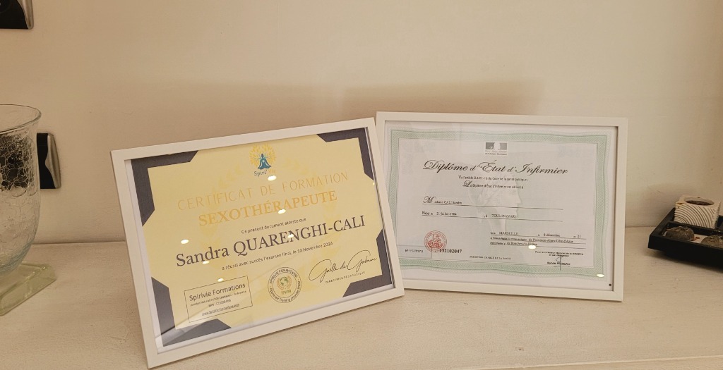 photo diplome Sandra QUARENGHI-CALI