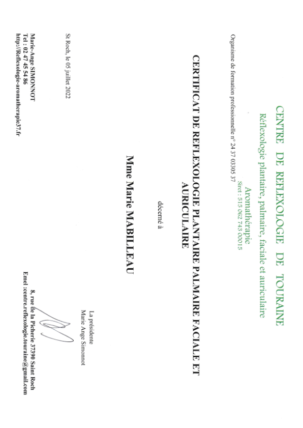 photo diplome Marie MABILLEAU