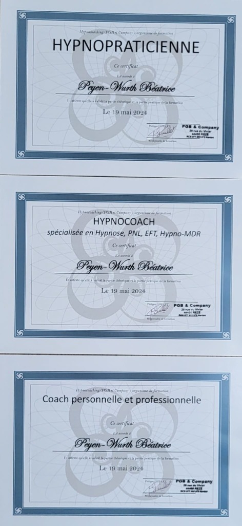 photo diplome Beatrice PEYEN-WURTH