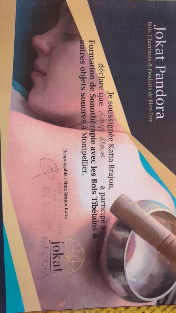 photo diplome Sound Eloïse